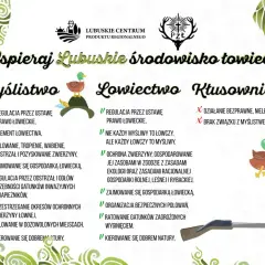 Grafika porównuje myślistwo, łowiectwo i kłusownictwo. Kłusownictwo to nielegalne działania, nie mające związku z myślistwem.