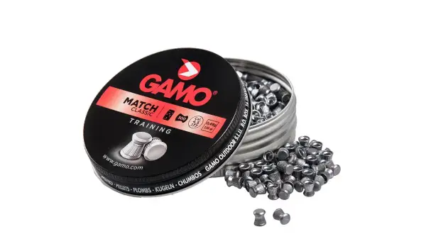 Puszka śrutu Gamo Match Classic Training, kaliber 4,5 mm. Idealny śrut na kaczki, zapewniający celność i moc.