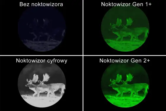 Jak widać przez noktowizor i od czego zależy obraz?