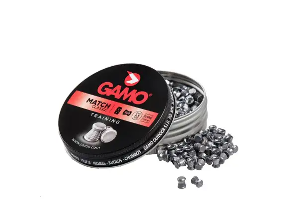 Puszka śrutu Gamo Match Classic Training, kaliber 4,5 mm. Idealny śrut na kaczki, zapewniający celność i moc.